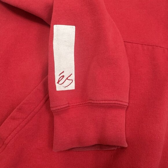 Es Skateboarding Hoodie XL Sweatshirt Script Logo Pullover Y2K Vintage 56” - Picture 3 of 13